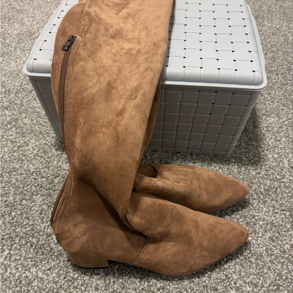 Brown Suede Women's Boots